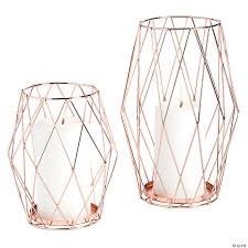 Look for high quality candles and candle centerpieces here at tableclothsfactory. Rose Gold Candle Holder Set Oriental Trading