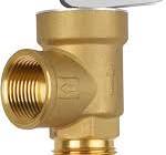 Válvula de alivio de presión y temperatura de 210 °F y 150 psi, automática  con sonda de extensión y palanca, válvula de alivio de presión NPT de 3/4",  ...