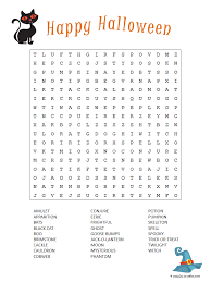 Word and logic puzzles are a wonderful way to engage the mind on lazy sunday mornings, and they're also useful educational tools for children. Halloween Word Search