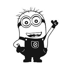 Despicable Me Minion Laptop Car Truck Vinyl Decal Window Sticker Pv131 Minion Stencil Vinyl Decals Minion Clipart