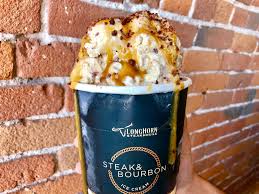 Perhaps if we had not had the dip to start. Longhorn Steakhouse Introduces Steak Bourbon Flavored Ice Cream