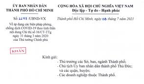 Riêng q.gò vấp và p.thạnh lộc (q. Chá»‰ Ä'áº¡o Má»›i Nháº¥t Vá» Gian Cach Xa Há»™i Theo Chá»‰ Thá»‹ 16 Tá»« 0h Ngay 09 7 Táº¡i Tp Hcm