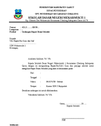 Hal ini mengacu pada ketentuan penulisan surat resmi pada umumnya. Contoh Surat Undangan Rapat Komite Sekolah Sma Nusagates
