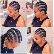 Pin By Taleni On Stitch Braids In 2021 Stitch Braids Ear Tattoo Hair Styles