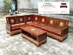 Ukuran detael kursi sudut : Kursi Sudut Minimalis Mawar Murah Furniture Asli Jepara Gandis Furniture Jepara
