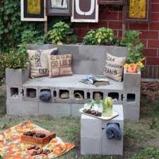 Brick Outdoor Sofa Diy Outdoor Furniture Diy Outdoor Cinder Block
