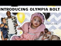 Usain bolt has revealed he is now father to twins, naming one thunder bolt and the other saint leo bolt. Usain Bolt Daughter Olympia Lightning Bolt Youtube