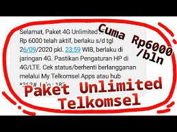 Pertama kita harus mengisi pulsa ke nomor yang akan digunakan. Paket Unlimited Telkomsel 2020 Cuma 6k Murah Youtube