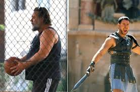 Russell crowe talks the nice guys stunt work. Russell Crowe Shocking Sight As Star Packs On The Pounds