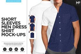Short Sleeves Dress Shirt Mock Up Short Sleeve Dress Shirt Short Sleeve Dresses Shirt Mockup