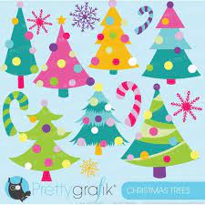Buy 20 Get 10 Off Christmas Trees Clipart Commercial Use Etsy Christmas Tree Clipart Black Friday Christmas Tree Christmas Clipart