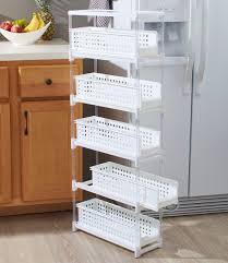 Those few inches besides the fridge or a small area near the corner of an existing cupboard can now be used for storage. Slim Kitchen Storage With Five Slide Out Drawers For Pantries Gaps Bathrooms Buy Online In Angola At Angola Desertcart Com Productid 76821127