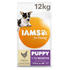 Iams For Vitality Small Medium Breed Puppy Food 12kg