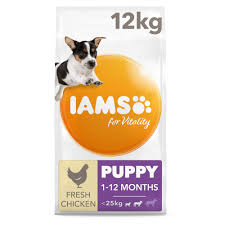 iams for vitality small medium breed puppy food 12kg