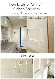 how to strip paint off kitchen cabinets