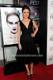 Check spelling or type a new query. Mila Kunis Schwarzes V Ausschnitt A Line Party Cocktailkleid Thecelebritydresses
