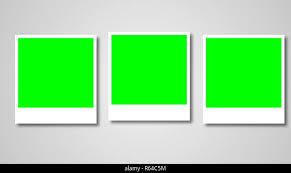 overlay options customize layers with tools such as opacity and blending. Polaroids Frames With Green Screen For Your Photo Stock Photo Alamy
