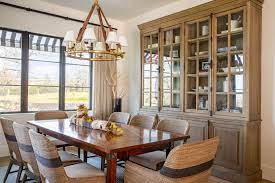 Dining tables formal dining barstools buffets and servers china cabinets display cabinets dining benches bars kitchen islands. Neutral Transitional Dining Room With China Cabinet Hgtv