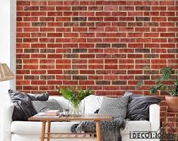 The living room is the soul of your home, and to be truly joyful it should reflect your family's needs a useable, beautiful space is the goal and striking just the right balance is easy with the brick's large. Red Brick Wall Pattern Living Room Art Wall Murals Living Room Red Brick Wall Design 772x615 Download Hd Wallpaper Wallpapertip