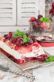 Terrine De Panna Cotta Et Gelee Aux Fruits Rouges Fraise Au Chocolat Terrine Recettes Sucrees