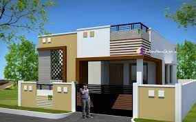Contemporary Low Cost 800 Sqft 2 Bhk Tamil Nadu Low Cost Home Design By Ns Architect Best Modern House Design Simple House Design Small House Cost
