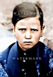 St. Jacinta Marto of Fatima DIGITAL DOWNLOAD Custom Colorized Digital Photo  Painting