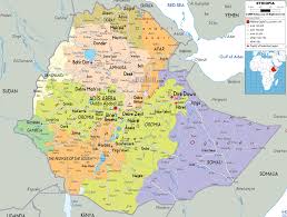 The map can be downloaded, printed, and used for educational purposes. Detailed Political Map Of Ethiopia Ezilon Maps