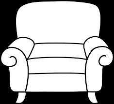 Accent chairs designed in the minimalist style place a higher emphasis on function rather than form. Armchair Coloring Page Sofa Cartoon Black And White Clipart Full Size Clipart 113016 Pinclipart
