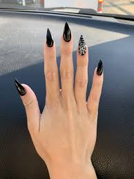 View the top 5 stiletto nails of 2021. Halloween Nails Black Halloween Nails Goth Nails Halloween Toe Nails