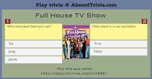 If you need to throw away an old tv it's best to find a recyc. Trivia Quiz Full House Tv Show