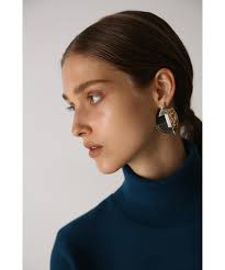 RIM.ARK（リムアーク）の「Different material art pierce（ピアス（両耳用））」