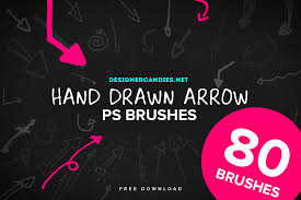 How to draw arrows in adobe photoshop cc 2019 tutorial. 80 Free Hand Drawn Arrow Brushes For Photoshop On Behance