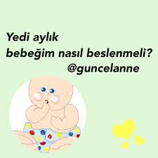 elif cakir on instagram yedi aylik bebek beslenmesi de 6 aylik bebek beslenmesinde oldugu gibi anne sutu agirlikli olmalidir bebek beslenme bebek yemekleri