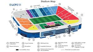 stadium map and ticket prices leicester city