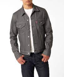 Pin By Ricardo Lopez On A Few Of My Favorite Things Grey Denim Jacket Mens Jackets Men Fashion Denim Jacket