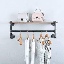 Apr 23, 2021 · next, measure the length of your useable wall space — both the back wall and any side walls. Industrial Pipe Clothing Rack Wall Mounted With Real Wood Shelf Pipe Shelving Floating Shelves Wall Shelf Rustic Retail Garment Rack Display Rack Cloths Rack 36in Steam Punk Commercial Clothes Racks Buy Online At Best Price