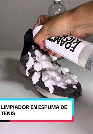 Limpiador en espuma para tenis: Resultados sorprendentes