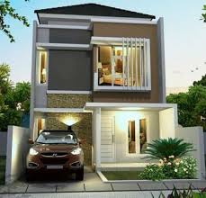 Rumah minimalis lantai 2 tampak depan. Model Rumah Minimalis 2 Lantai Sederhana Indah Dan Nyaman