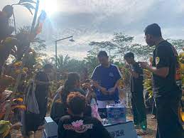 JELANG RAMADHAN, KARANG TARUNA DESA AMIN JAYA GOTONG ROYONG DI MAKAM