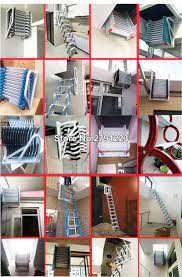 Folding loft ladders are available via the pear stairs online store, the uk's staircase specialists. High Quality Wall Mounted Folding Ladder Loft Stairs Attic For Folding Ladder Black New Ladders Aliexpress