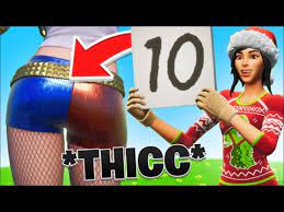 Hottest thicc fortnite skins in game!! Thicc Fortnite Fashion Show Skin Competition Thiccest Drip Emotes Wins 2 10 Youtube