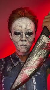 Michael Myers Makeup Tutorial: Fake Blood and Fake Knife
