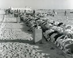 Outdoor Prayer In Abu Dhabi 1960 Happy City Abu Dhabi City Scene