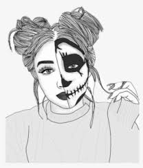 I watch my video on youtube. Outline Gif Cute Drawings Of Girls Cute Drawings Of Girls Free Transparent Clipart Clipartkey