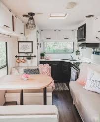 Simple but cute decorating ideas gave this rv the feel the couple was looking for. Farmhouse Camper Interior Ideas Finding Mandee