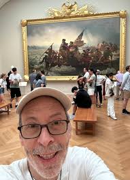 Thanks for all your guesses. One person got it right. The painting I posted  about this morning is “Washington Crossing the Delaware” painted in 1851 by  the German-American artist Emanuel Leutze. It's