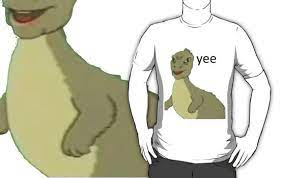 Yee Dinosaur Maym Version 1 Video Quality Black Text Essential T Shirt By Squidcase Cool Style Outfit Accessories Cute Outfits
