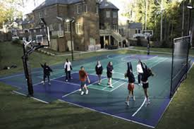 Designers and builders of quality sports surfaces. Backyard Courts Candia Nh New England Courts