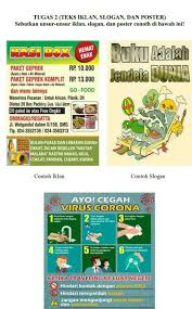 1 Jelaskan Unsur Unsur Iklan Slogan Dan Poster 2 Sebutkan Unsur Unsur Contoh Iklan Slogan Dan Brainly Co Id