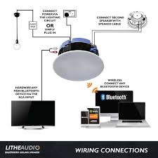 You only get one for the price, which puts it in the higher price range. Lithe Audio Bluetooth Ceiling Speaker Wiring Guide Ceiling Speakers Ceiling Speakers Ideas Speaker
